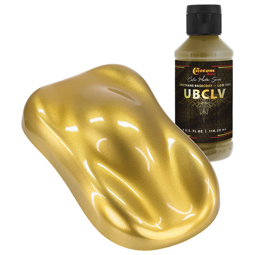 Custom Shop UMS Urethane Ultra Metallic Sparkle - Pale Gold Metallic Sparkle- 4-Ounce Bottle