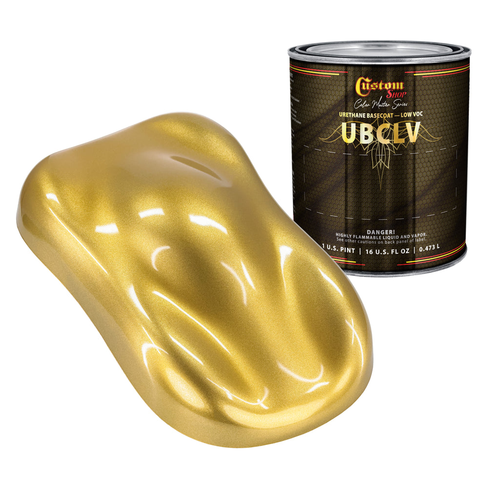 Custom Shop UMS Urethane Ultra Metallic Sparkle - Pale Gold Metallic Sparkle- Pint