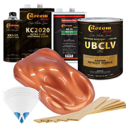 UMS Urethane Ultra Metallic Sparkle - Copper Metallic Sparkle- Gallon Ultra Flow Kit