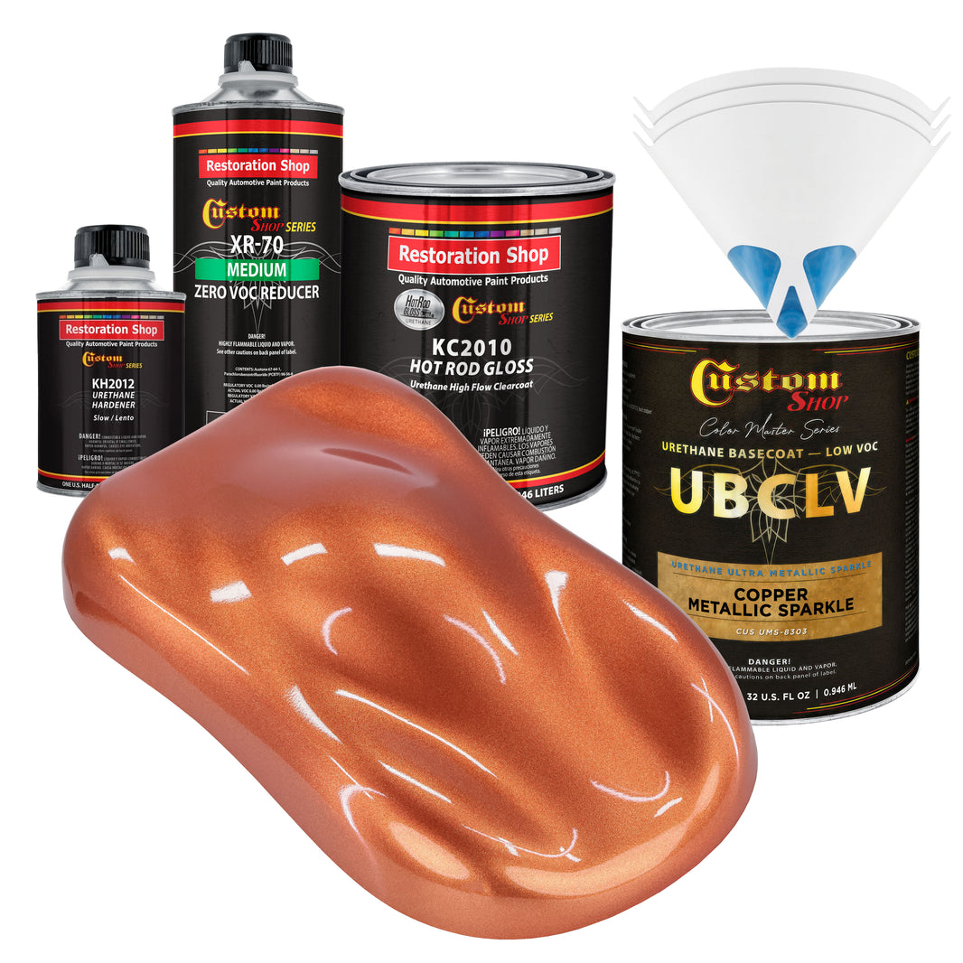 UMS Urethane Ultra Metallic Sparkle - Copper Metallic Sparkle- Quart Gloss Kit