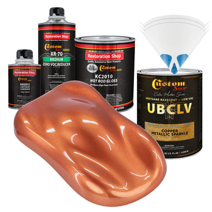 UMS Urethane Ultra Metallic Sparkle - Copper Metallic Sparkle- Quart Gloss Kit
