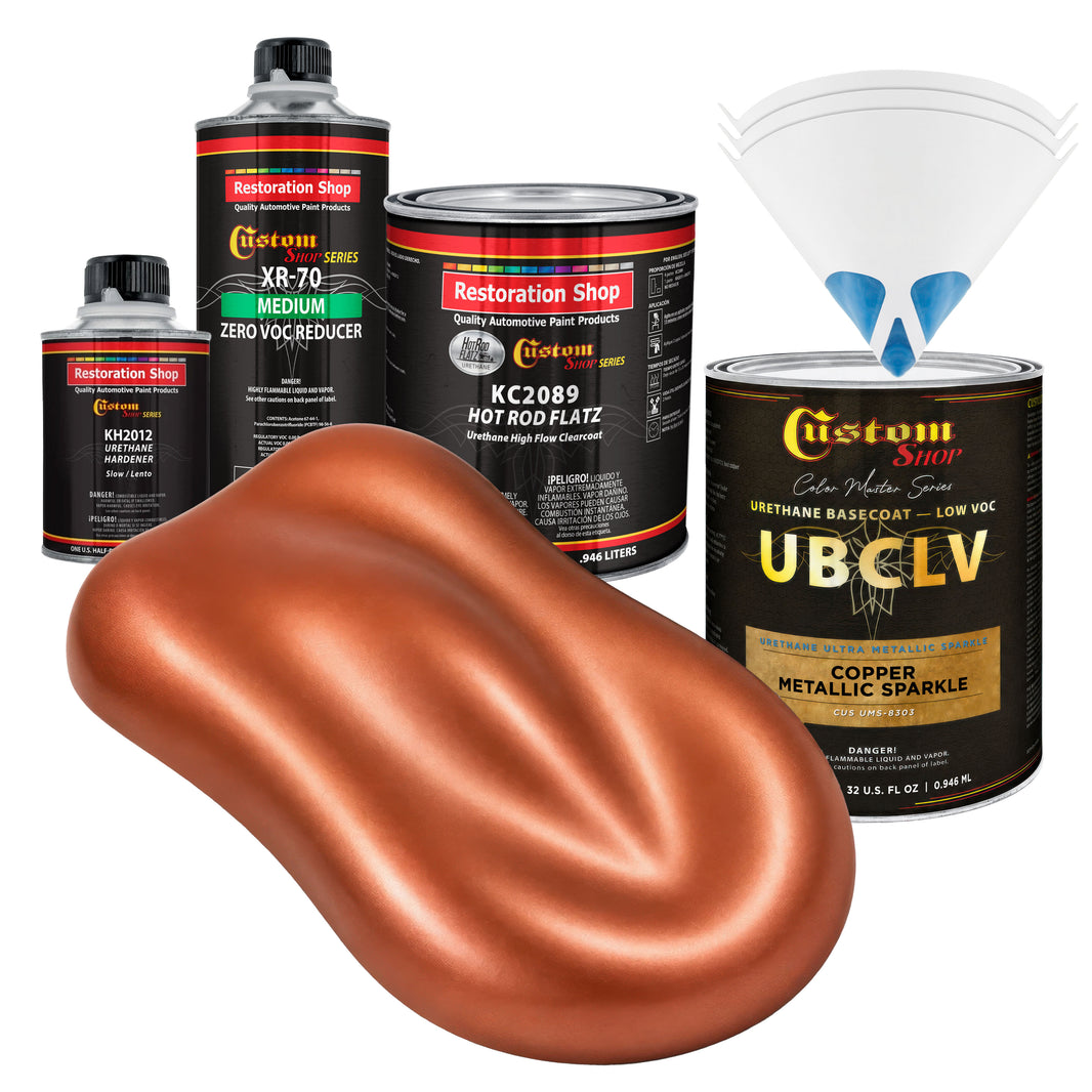 UMS Urethane Ultra Metallic Sparkle - Copper Metallic Sparkle- Quart Matte Kit