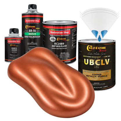 UMS Urethane Ultra Metallic Sparkle - Copper Metallic Sparkle- Quart Matte Kit