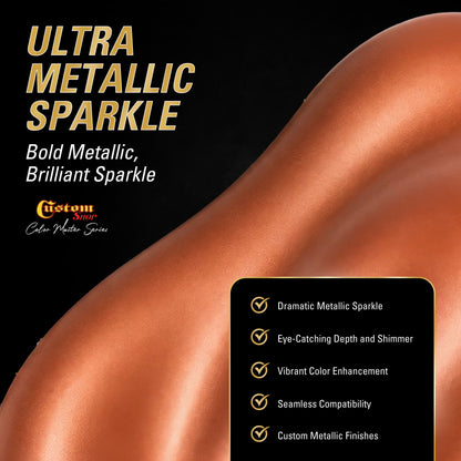 UMS Urethane Ultra Metallic Sparkle - Copper Metallic Sparkle- Quart Matte Kit