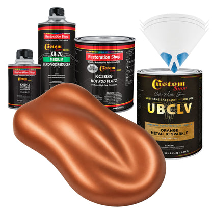 UMS Urethane Ultra Metallic Sparkle - Orange Metallic Sparkle- Quart Matte Kit