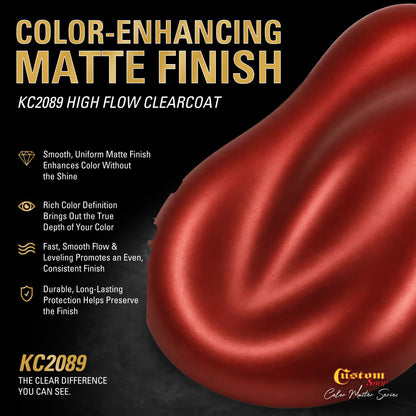 UMS Urethane Ultra Metallic Sparkle - Fire Red Metallic Sparkle- Quart Matte Kit
