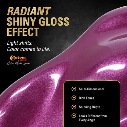 UMS Urethane Ultra Metallic Sparkle - Magenta Metallic Sparkle- Gallon Ultra Flow Kit