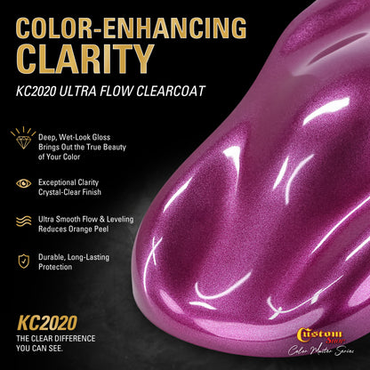UMS Urethane Ultra Metallic Sparkle - Magenta Metallic Sparkle- Gallon Ultra Flow Kit
