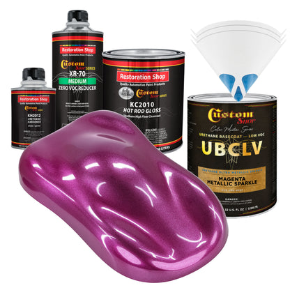 UMS Urethane Ultra Metallic Sparkle - Magenta Metallic Sparkle- Quart Gloss Kit