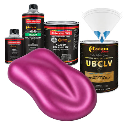 UMS Urethane Ultra Metallic Sparkle - Magenta Metallic Sparkle- Quart Matte Kit