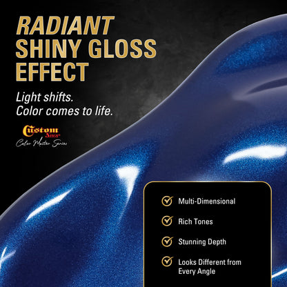 UMS Urethane Ultra Metallic Sparkle - Dark Blue Metallic Sparkle- Gallon Ultra Flow Kit