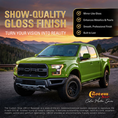 UMS Urethane Ultra Metallic Sparkle - Lime Metallic Sparkle- Gallon Gloss Kit