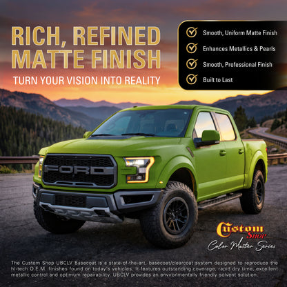 UMS Urethane Ultra Metallic Sparkle - Lime Metallic Sparkle- Gallon Matte Kit