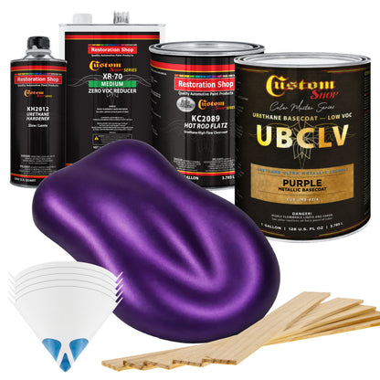 UMS Urethane Ultra Metallic Sparkle - Purple Metallic Sparkle- Gallon Matte Kit