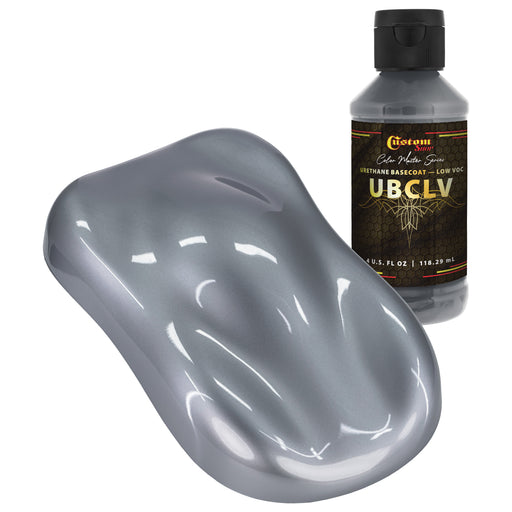 Custom Shop UPC Urethane Ultra Pearl Colors - Titanium Pearl Basecoat- 4-Ounce Bottle