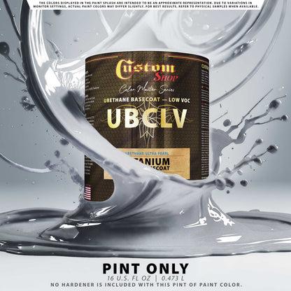 UPC Urethane Ultra Pearl Colors - Titanium Pearl Basecoat- Pint