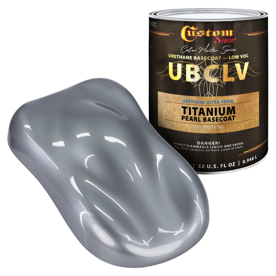 UPC Urethane Ultra Pearl Colors - Titanium Pearl Basecoat- Quart