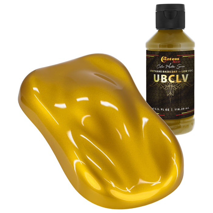 Custom Shop UPC Urethane Ultra Pearl Colors - Gold Pearl Basecoat- 4-Ounce Bottle