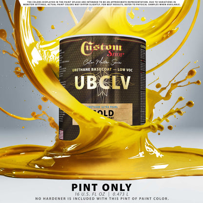 UPC Urethane Ultra Pearl Colors - Gold Pearl Basecoat- Pint