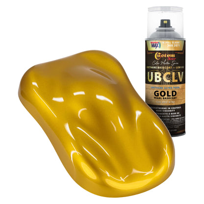 UPC Urethane Ultra Pearl Colors - Gold Pearl Basecoat- Spray Can
