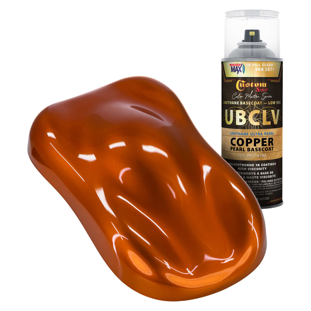 UPC Urethane Ultra Pearl Colors - Copper Pearl Basecoat- Spray Can