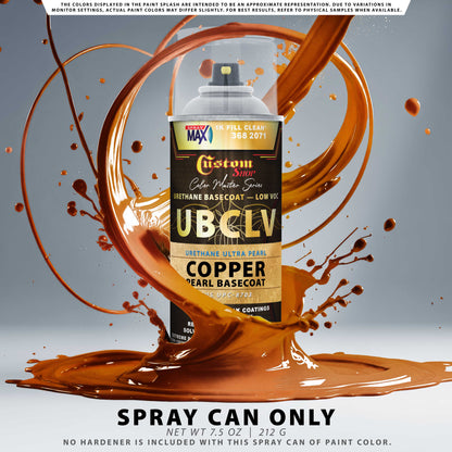 UPC Urethane Ultra Pearl Colors - Copper Pearl Basecoat- Spray Can