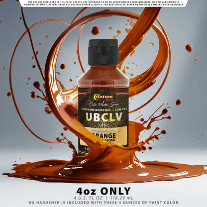 UPC Urethane Ultra Pearl Colors - Orange Pearl Basecoat - 4-Ounce Ready to Spray Bottle