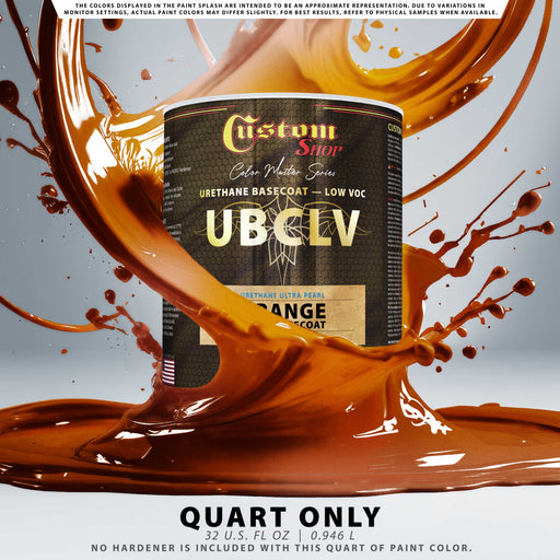 Custom Shop UPC Urethane Ultra Pearl Colors - Orange Pearl Basecoat- Quart