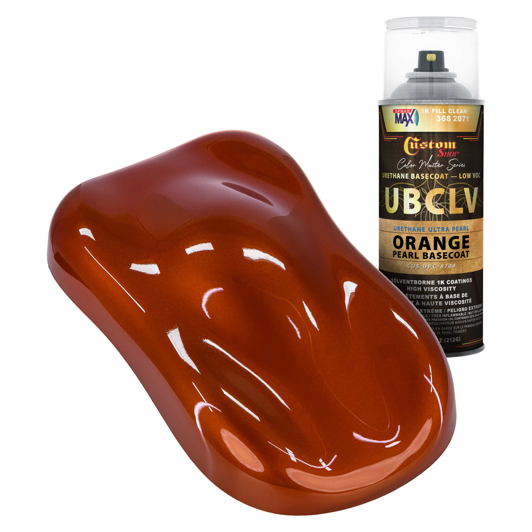 UPC Urethane Ultra Pearl Colors - Orange Pearl Basecoat- Spray Can