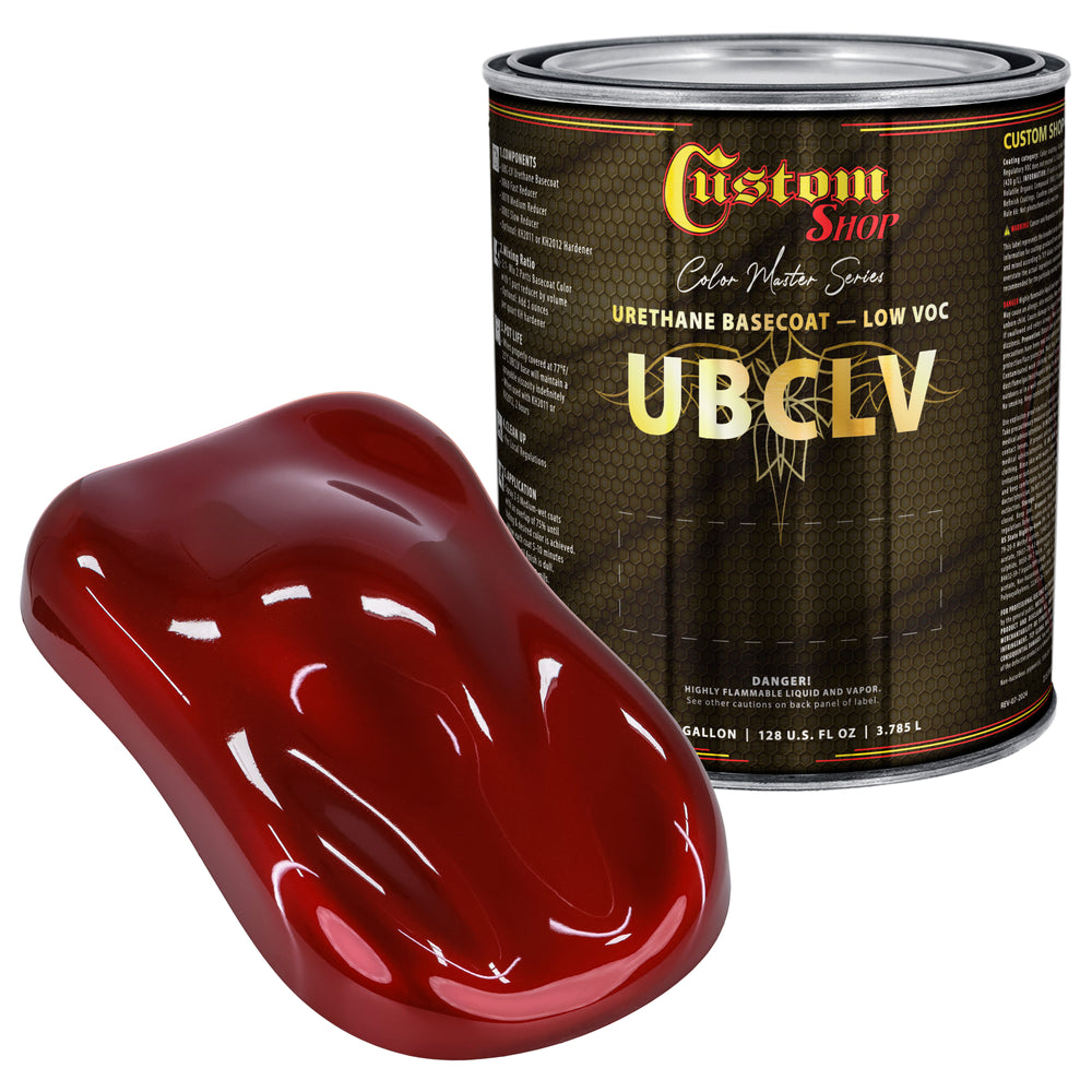 Custom Shop UPC Urethane Ultra Pearl Colors - Fire Red Pearl Basecoat- Gallon