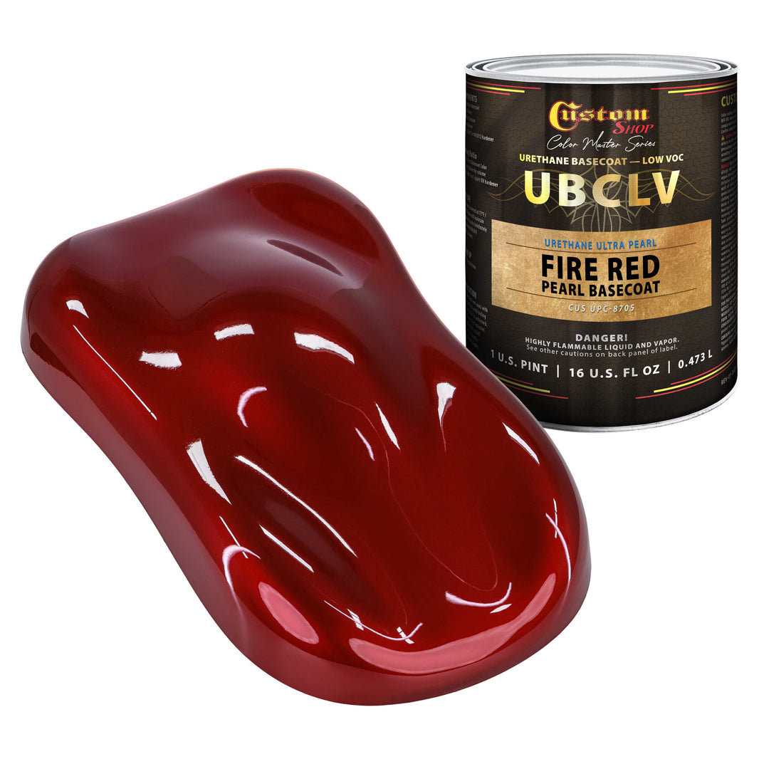 UPC Urethane Ultra Pearl Colors - Fire Red Pearl Basecoat- Pint