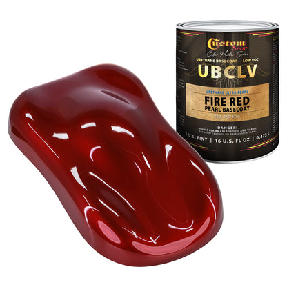 UPC Urethane Ultra Pearl Colors - Fire Red Pearl Basecoat- Pint