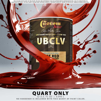 UPC Urethane Ultra Pearl Colors - Fire Red Pearl Basecoat- Quart