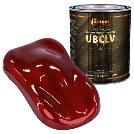 Custom Shop UPC Urethane Ultra Pearl Colors - Fire Red Pearl Basecoat- Quart