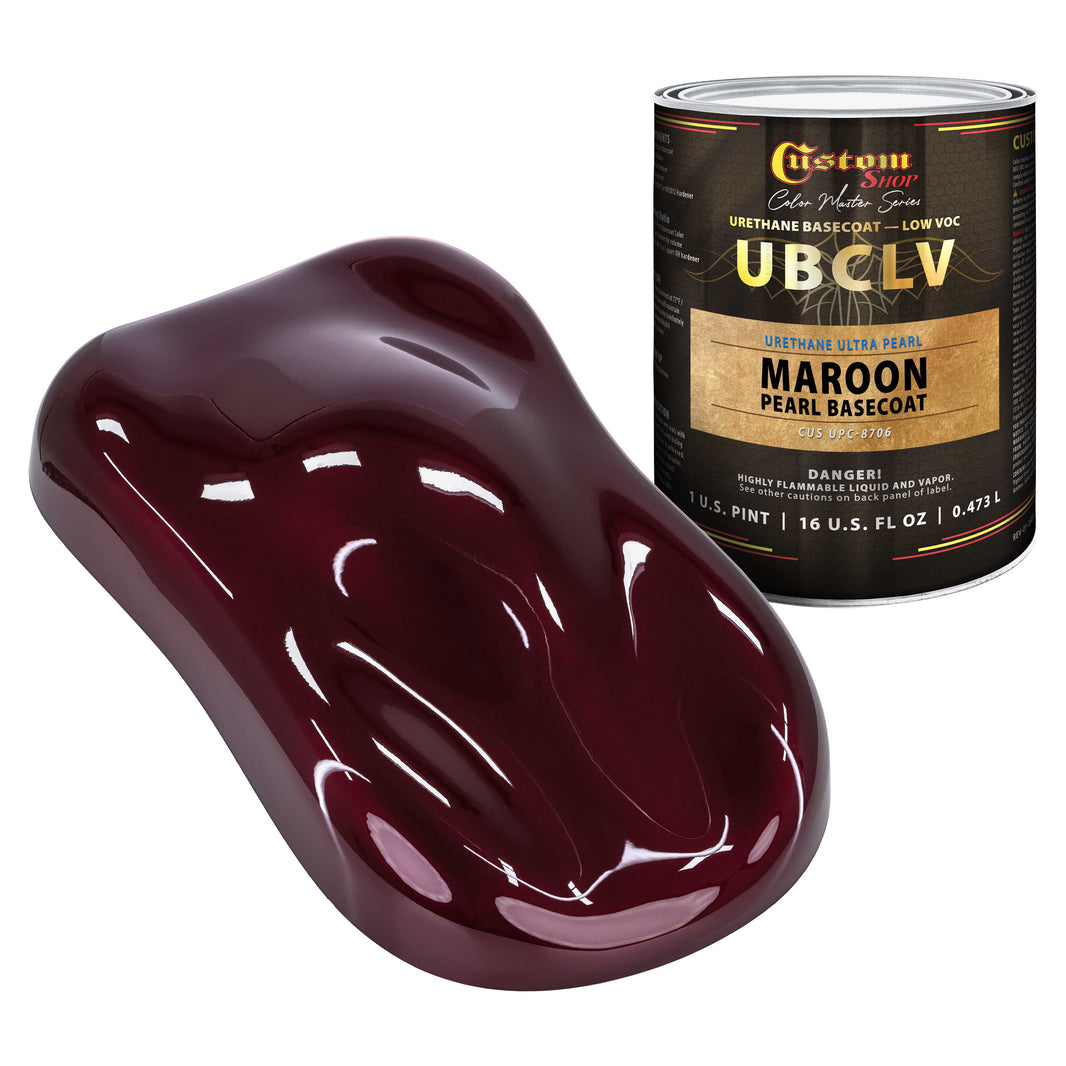 UPC Urethane Ultra Pearl Colors - Maroon Pearl Basecoat- Pint