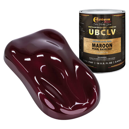 UPC Urethane Ultra Pearl Colors - Maroon Pearl Basecoat- Pint
