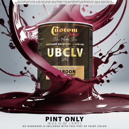 UPC Urethane Ultra Pearl Colors - Maroon Pearl Basecoat- Pint