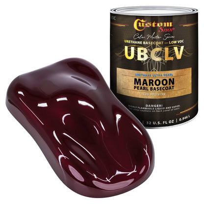 UPC Urethane Ultra Pearl Colors - Maroon Pearl Basecoat- Quart