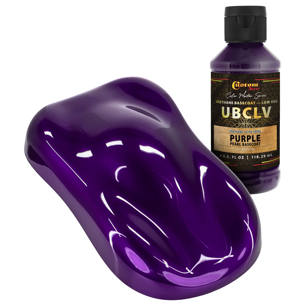 UPC Urethane Ultra Pearl Colors - Purple Pearl Basecoat - 4-Ounce Ready to Spray Bottle