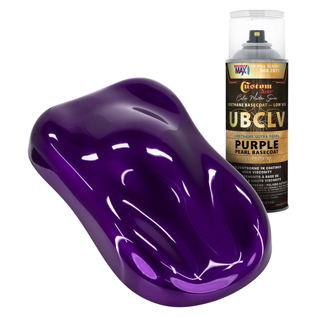 UPC Urethane Ultra Pearl Colors - Purple Pearl Basecoat- Spray Can