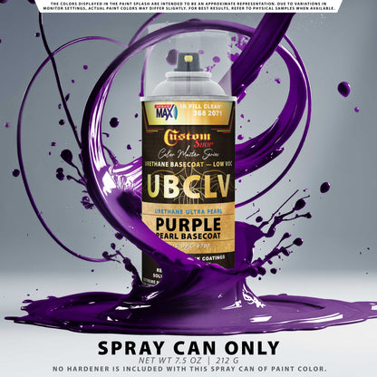 UPC Urethane Ultra Pearl Colors - Purple Pearl Basecoat- Spray Can