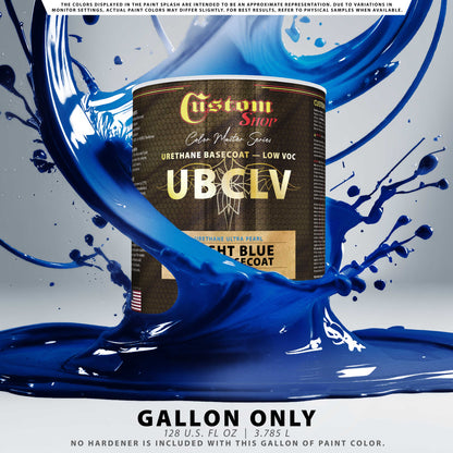 UPC Urethane Ultra Pearl Colors - Bright Blue Pearl Basecoat- Gallon