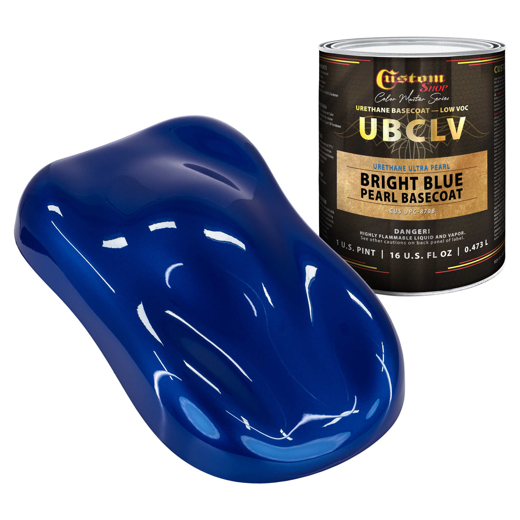 UPC Urethane Ultra Pearl Colors - Bright Blue Pearl Basecoat- Pint