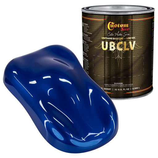 Custom Shop UPC Urethane Ultra Pearl Colors - Bright Blue Pearl Basecoat- Quart