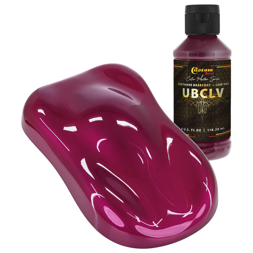 Custom Shop UPC Urethane Ultra Pearl Colors - Magenta Pearl Basecoat - 4-Ounce Ready to Spray Bottle