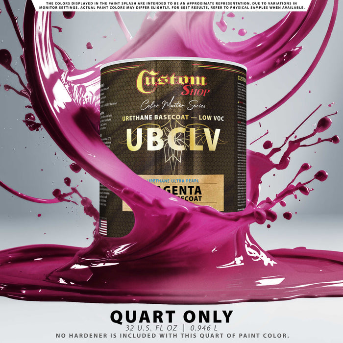 Custom Shop UPC Urethane Ultra Pearl Colors - Magenta Pearl Basecoat- Quart