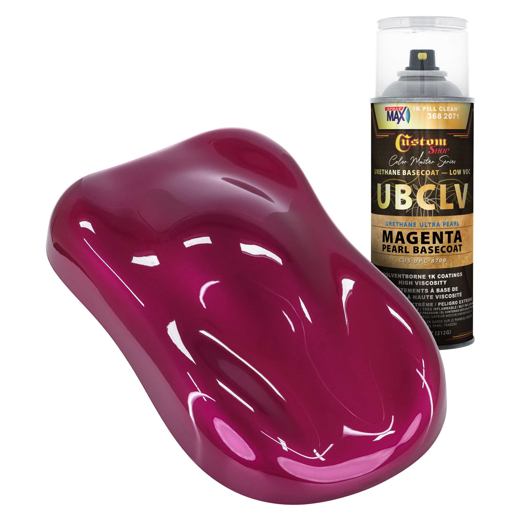 UPC Urethane Ultra Pearl Colors - Magenta Pearl Basecoat- Spray Can