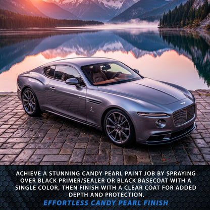 UPC Urethane Ultra Pearl Colors - Bright Green Pearl Basecoat - 4-Ounce Ready to Spray Bottle