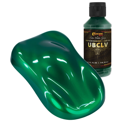 Custom Shop UPC Urethane Ultra Pearl Colors - Bright Green Pearl Basecoat- 4-Ounce Bottle