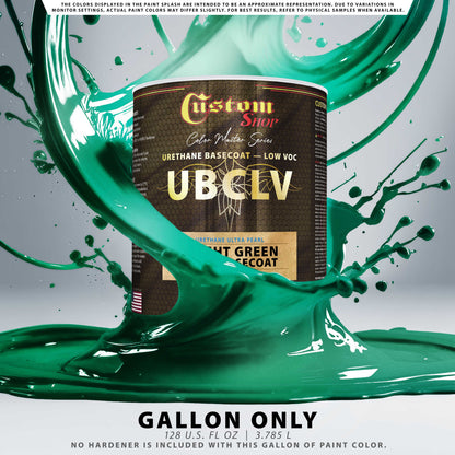 UPC Urethane Ultra Pearl Colors - Bright Green Pearl Basecoat- Gallon